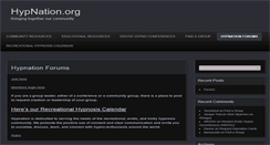 Desktop Screenshot of hypnation.org